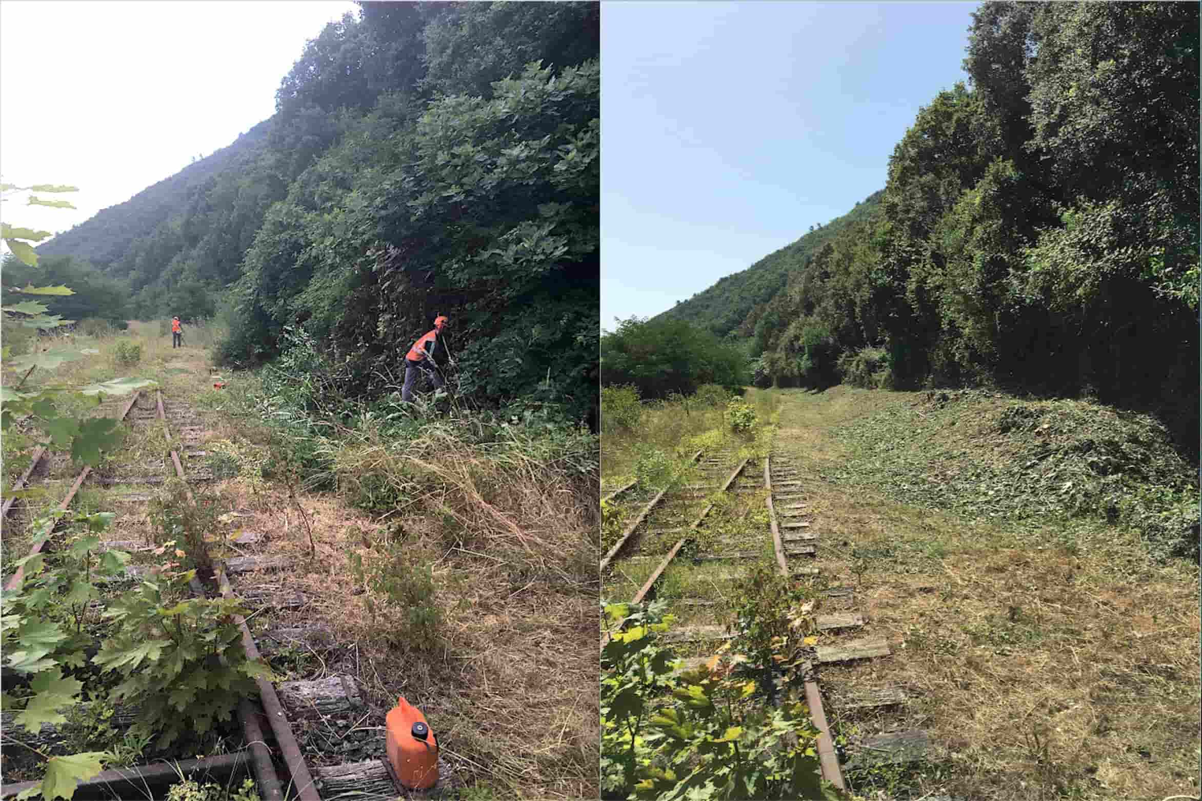 Chantier SNCF - Avant et Après